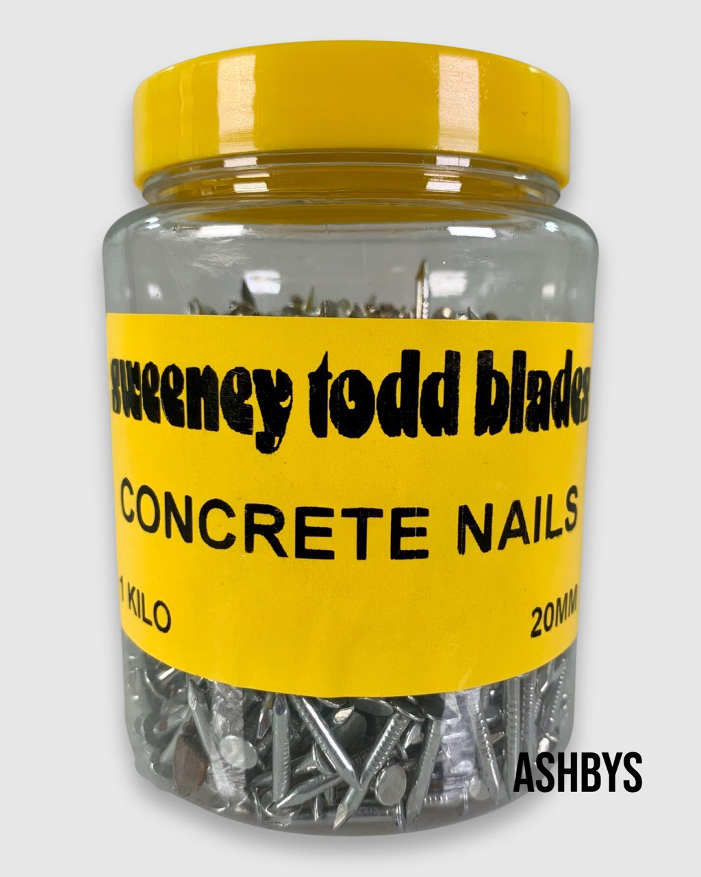 Sweeney Todd Blades Concrete Nails 20mm - 1 Kilo (NEW UNUSED OLD STOCK)