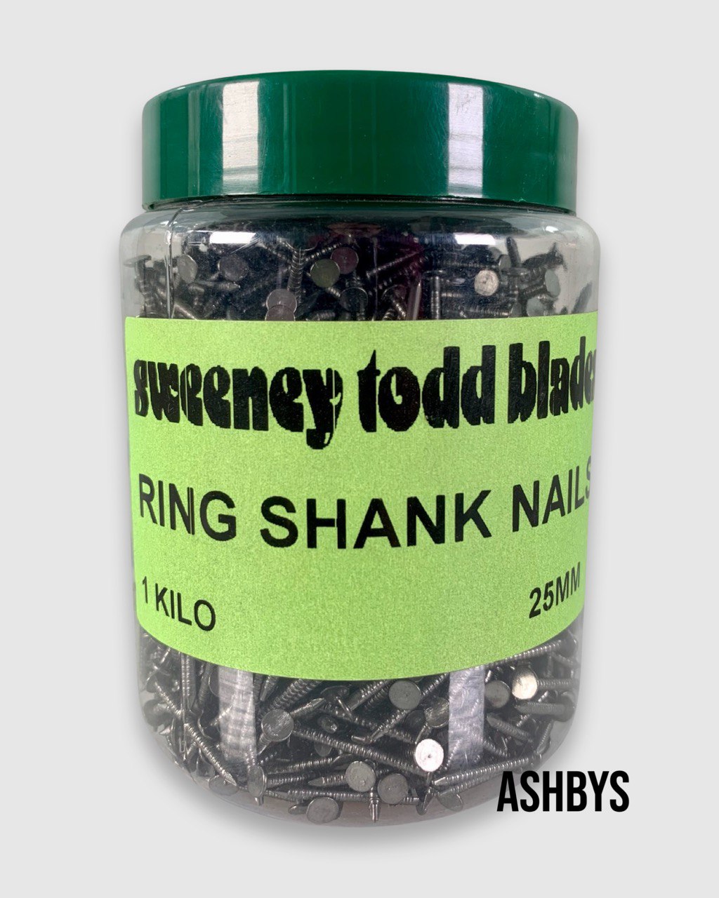 Sweeney Todd Blades Ring Shank Nails 25mm - 1 Kilo