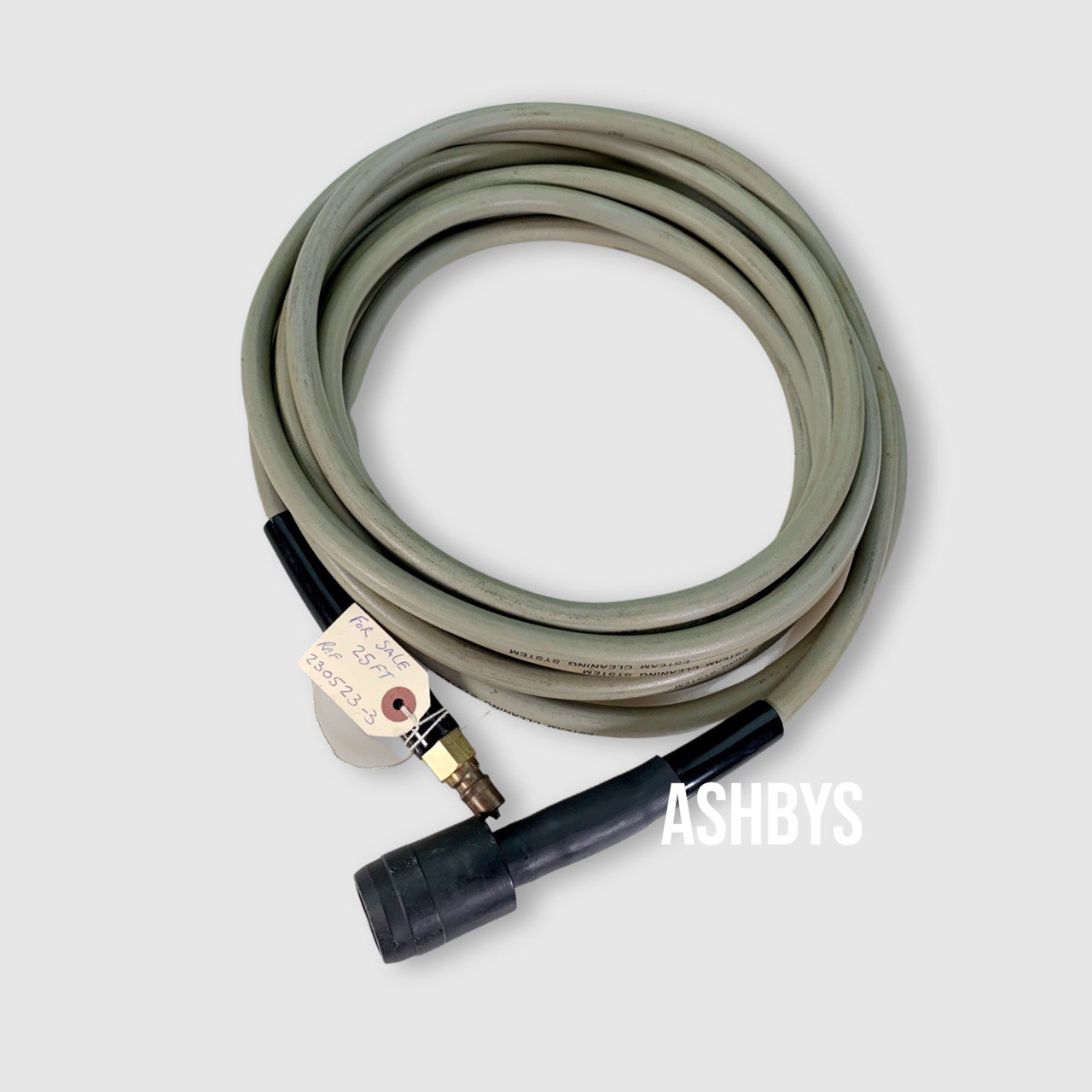PRE-OWNED 25ft / 7.5m GREY Carpet Cleaners Water Hose ONLY