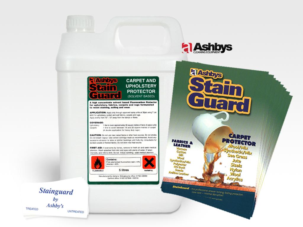 Ashbys Stain Guard SOLVENT Based Stain Protector 5 Ltr - for Carpets, Rugs & Upholstery
