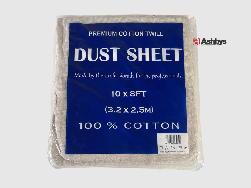 Absorbent Premium Cotton Twill Sheet (3.5m x 2.6m)