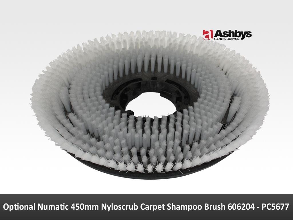 Numatic 450mm Nyloscrub Carpet Shampoo Brush 606204
