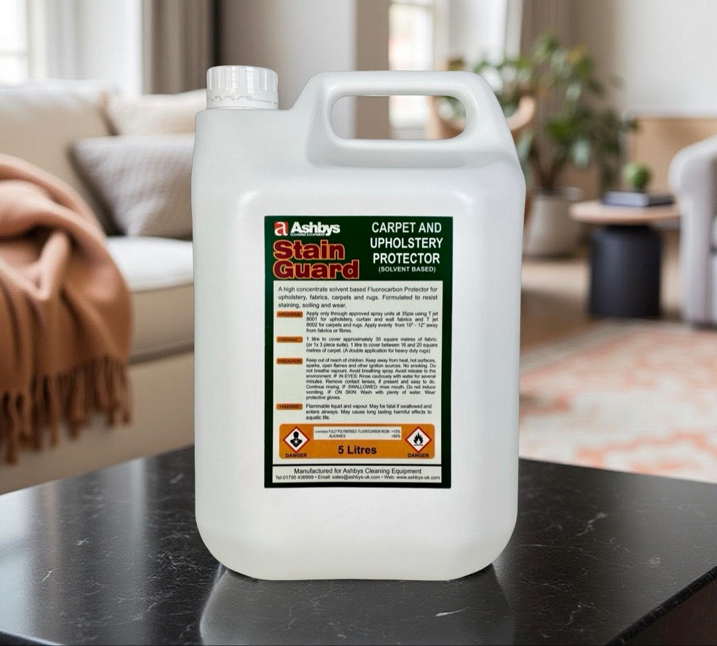 Ashbys Solvent Stain Protector 5 Ltr for Carpets, Upholstery & Leather ...