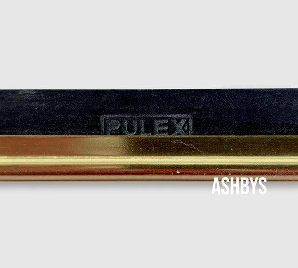 Brass Channel & Rubber (35 cm / 14 inch) - for Window Cleaning