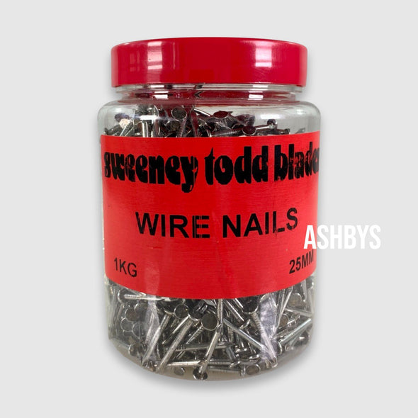 Sweeney Tood Blades Wire Nails 25mm - 1Kg