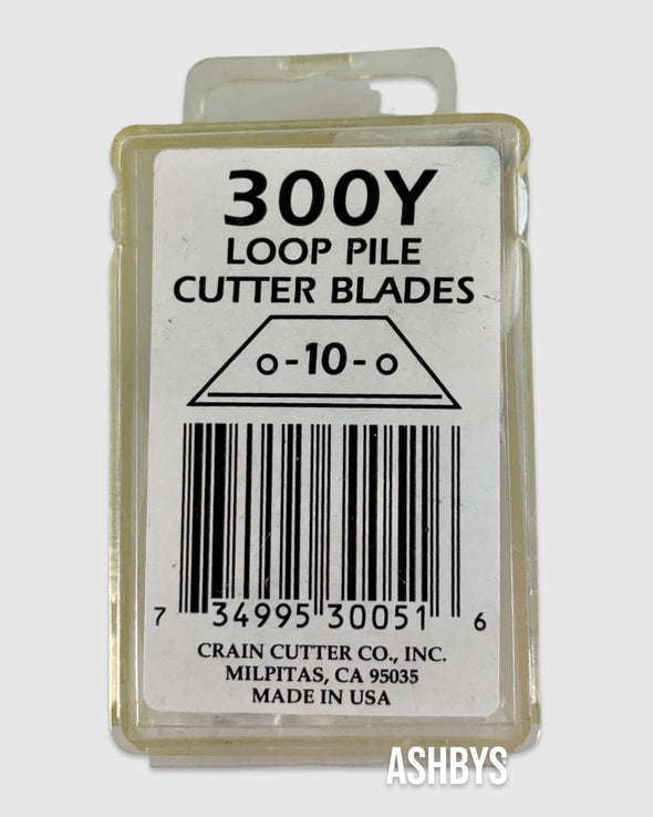 Pack Of X10 300Y Loop Pile Cutter Blades (NEW UNUSED OLD STOCK)