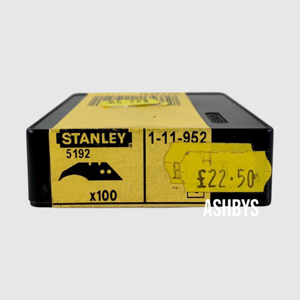 Stanley Blades 5192 Concave Box Of 100