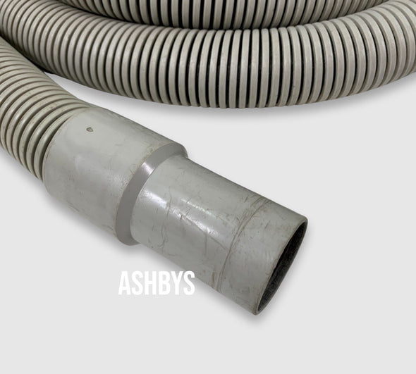 PRE-OWNED 1-1/2 inch / 38 mm GREY Vacuum Hose ONLY - 25 ft / 7.6 m