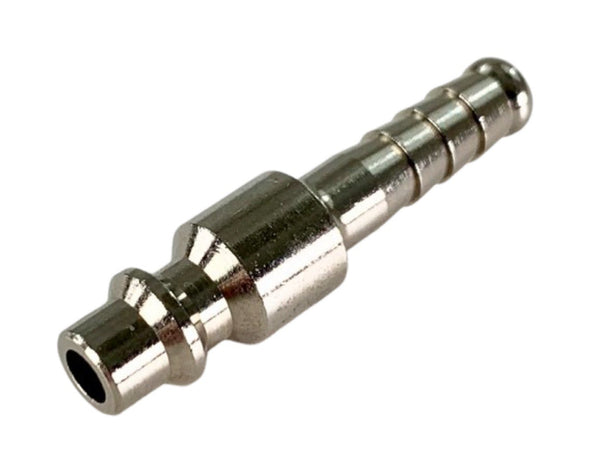 Nickel-plated Brass DN 7.2 (Euro) Air Coupling Plug 6 mm Hose Pillar