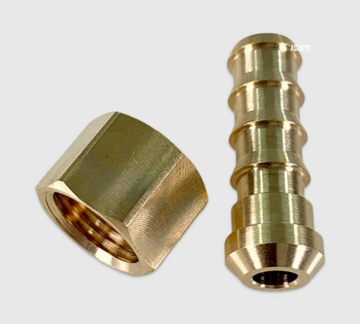 Brass Swivel Nut & Hose Tail for Ashbys Sensei, Ninja & Enforcer ...