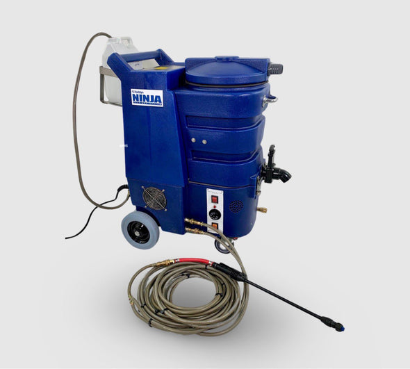 Pre-owned Ninja Carpet Cleaner | 250 psi | 3 Stage 5.7" STD + 5.7" HD PERFORMANCE Vacs | Built-in Tank Heater | Hot Solvent Cleaning System