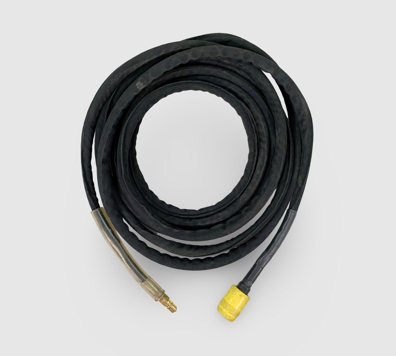 PRE-OWNED 25ft / 7.6m V2 Fully Sleeved Solution Hose ONLY - fitted with Standard Male & V2 Female Connector