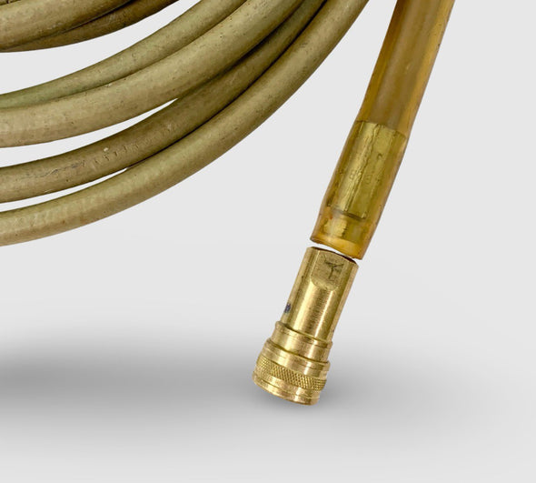 PRE-OWNED 47.5ft High Pressure Solution Hose ONLY - fitted with Standard Male & Female Brass Connector