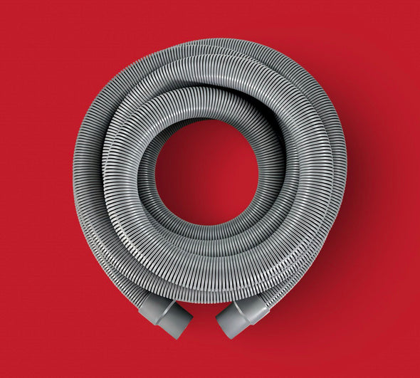 Ashbys Premium 2 Inch / 51 mm Diameter GREY Vacuum Hose ONLY - No Solution Hose