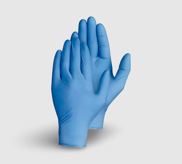 Disposable Nitrile Gloves (Powder Free) - Box of 100