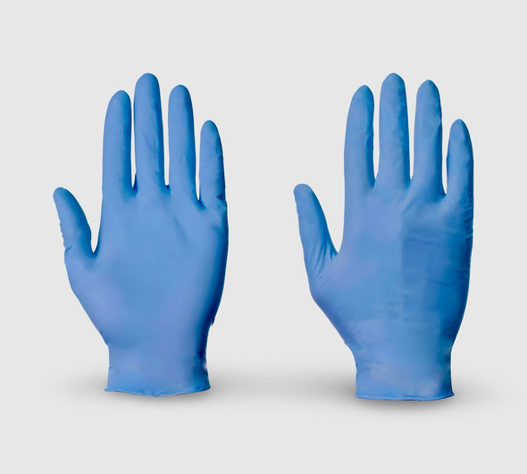 Disposable Nitrile Gloves (Powder Free) - Box of 100