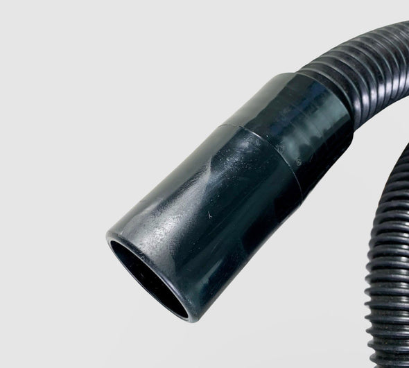 PRE-OWNED Black Lightweight 1.25 inch Diameter Vacuum Hose with 2 x 1.5 inch Cuffs - 25 ft / 7.6 m Length