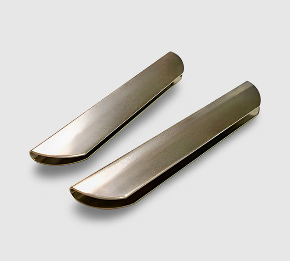 Set of 2 Stainless Steel Glides - for Ashbys 9 cm Clear Headed Hand Tool