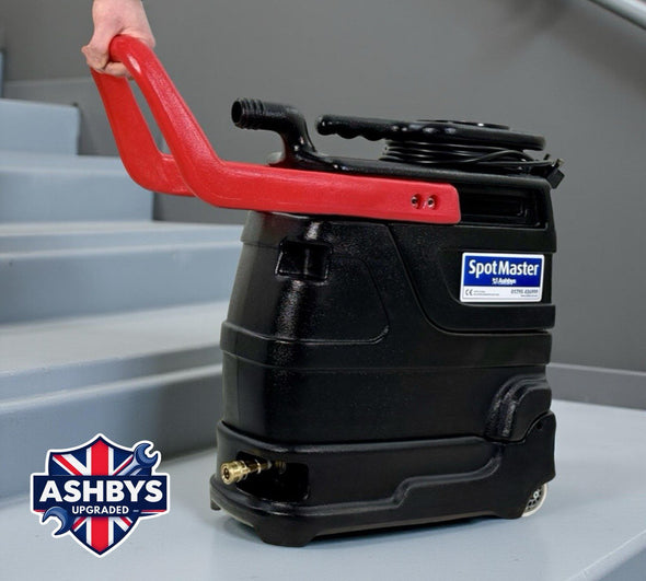 Ashbys UPGRADED Spot Master professional spot & stain removal machine with 12.5 ft Hose Set, Pump-out Hose & Instruction Manual