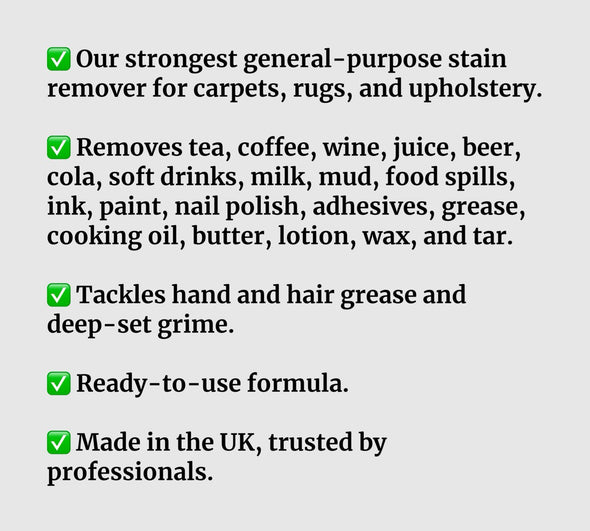 Ashbys Stain Remover Plus / Strong Leather Cleaner 5 Ltr