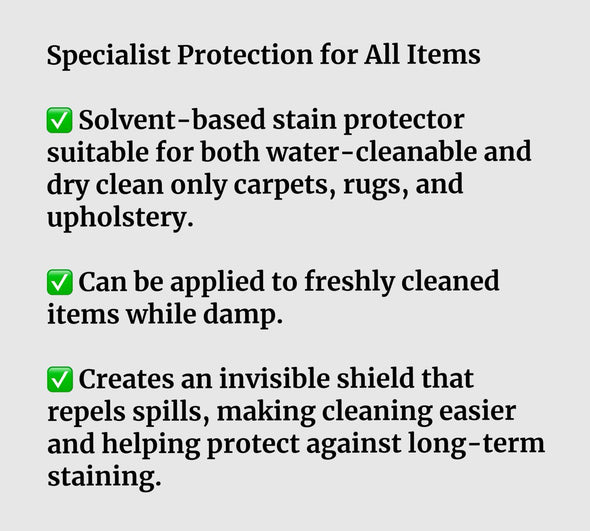 Ashbys Stain Guard SOLVENT Based Stain Protector 5 Ltr - for Carpets, Rugs & Upholstery
