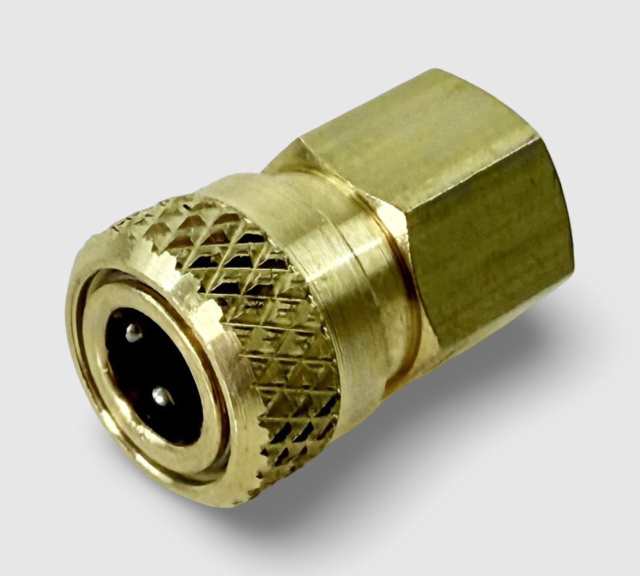 Female Connector RV-886 (Female Threaded, Open Flow) - for Rotovac ShearDry