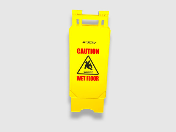 Contico Heavy Duty Caution Wet Floor Safety Sign (Yellow) NWSAUA