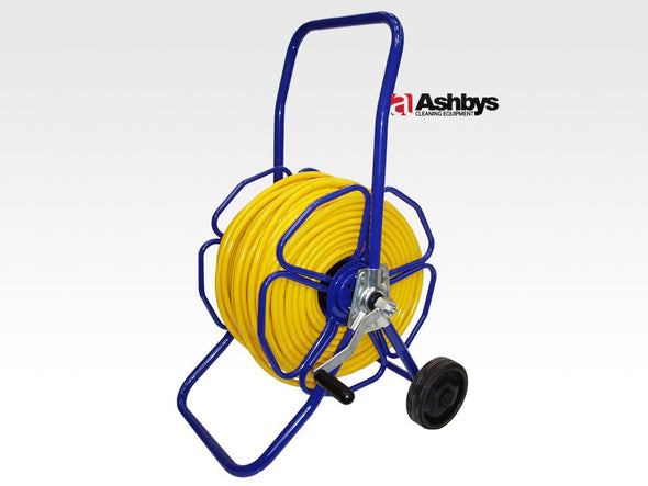 Streamline Hose Reel HRM400-6 - Blue - Complete with 100mtr 6mm Microbore Hose & Set of Couplings