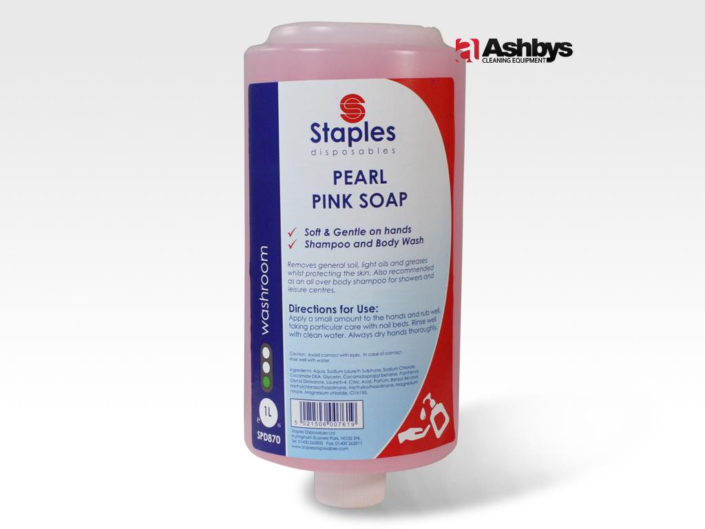 Cleenol Pearl Pink Soap SPD870 1 Ltr Cartridge