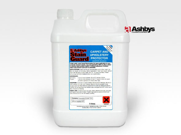 Ashbys Stain Guard WATER Based Stain Protector 5 Ltr - for Carpets, Rugs & Upholstery