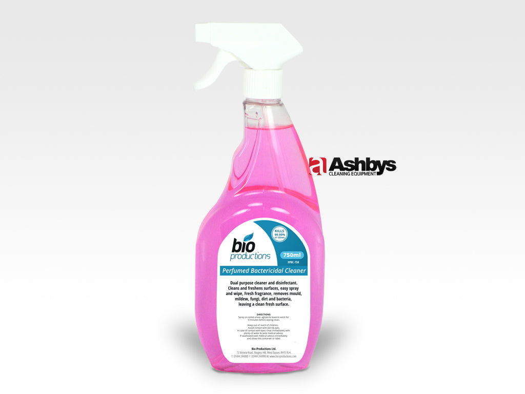 Bio Productions Perfumed Bactericidal Cleaner XPBC750 750 ml Trigger Spray (Kills 99.999% of bacteria)