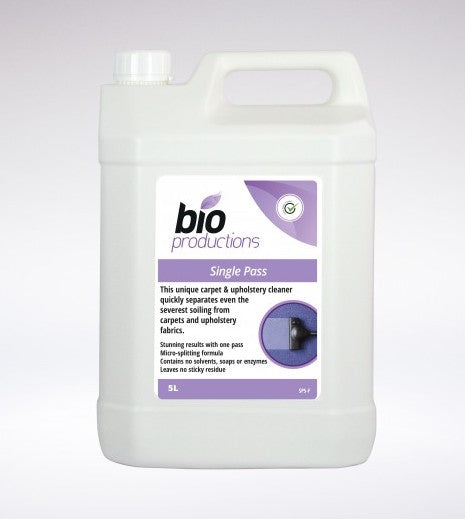 Bio Productions Premium Single Pass SP-5 5 Ltr - Microsplitter Carpet Cleaner