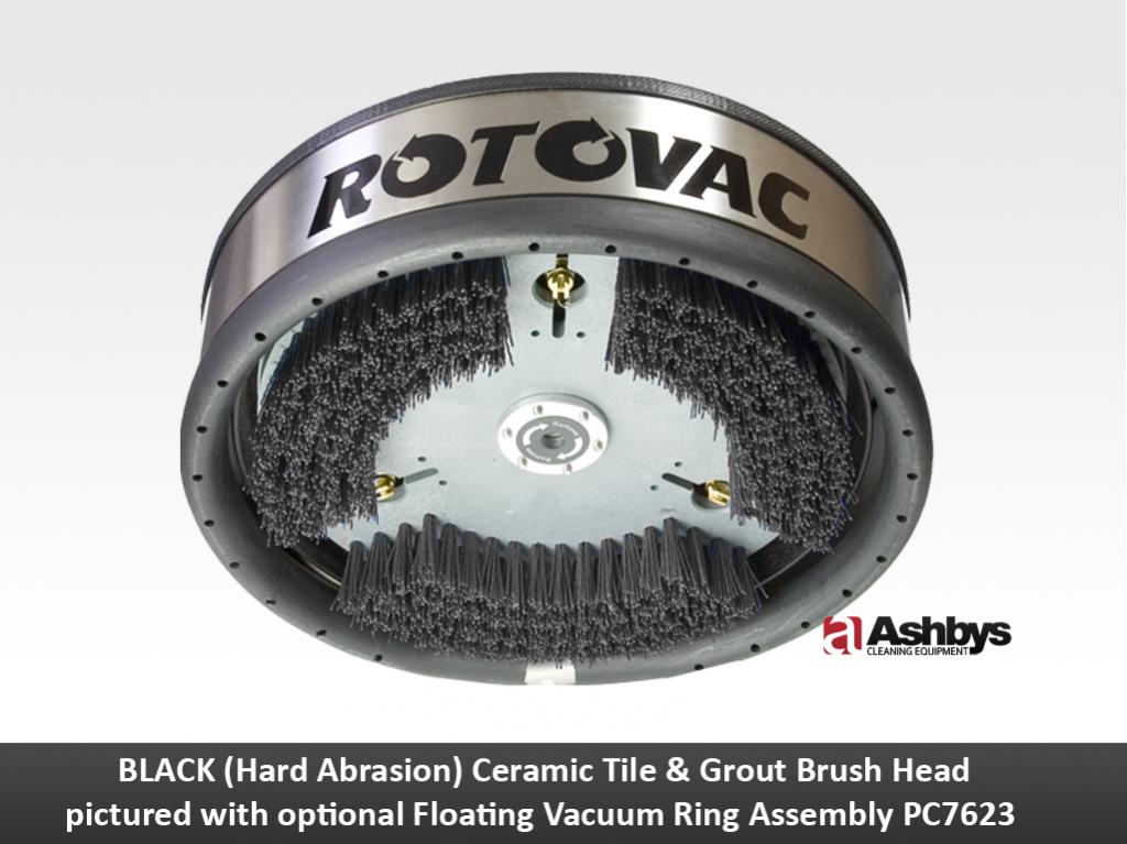 GREY (Soft Abrasion) Tile & Grout Brush Head - for Rotovac 360i