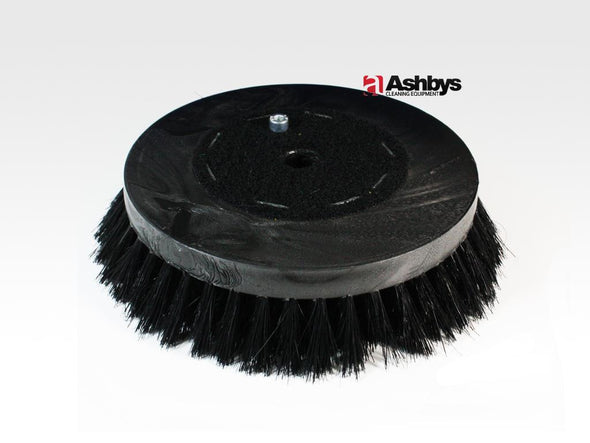 Shampoo Brush Silk Flat Black - For Compact Rotary Scrubber